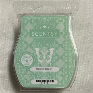 Scentsy Bonfire Beach Wax Bar - Mint Green